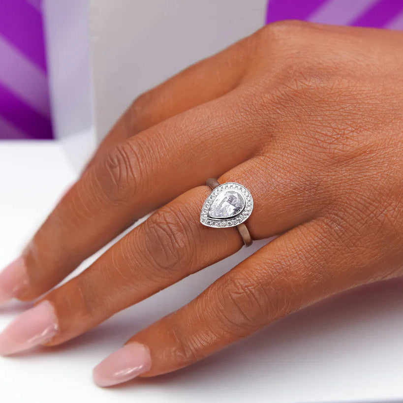 Halimah 18Karat White Gold Engagement Ring