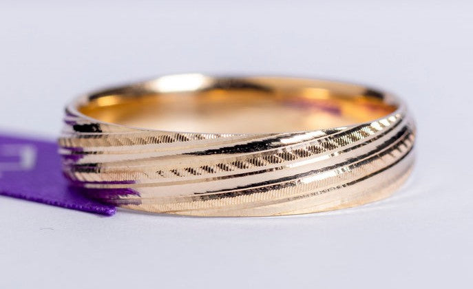 Jose 18Karat Yellow Gold Wedding Band