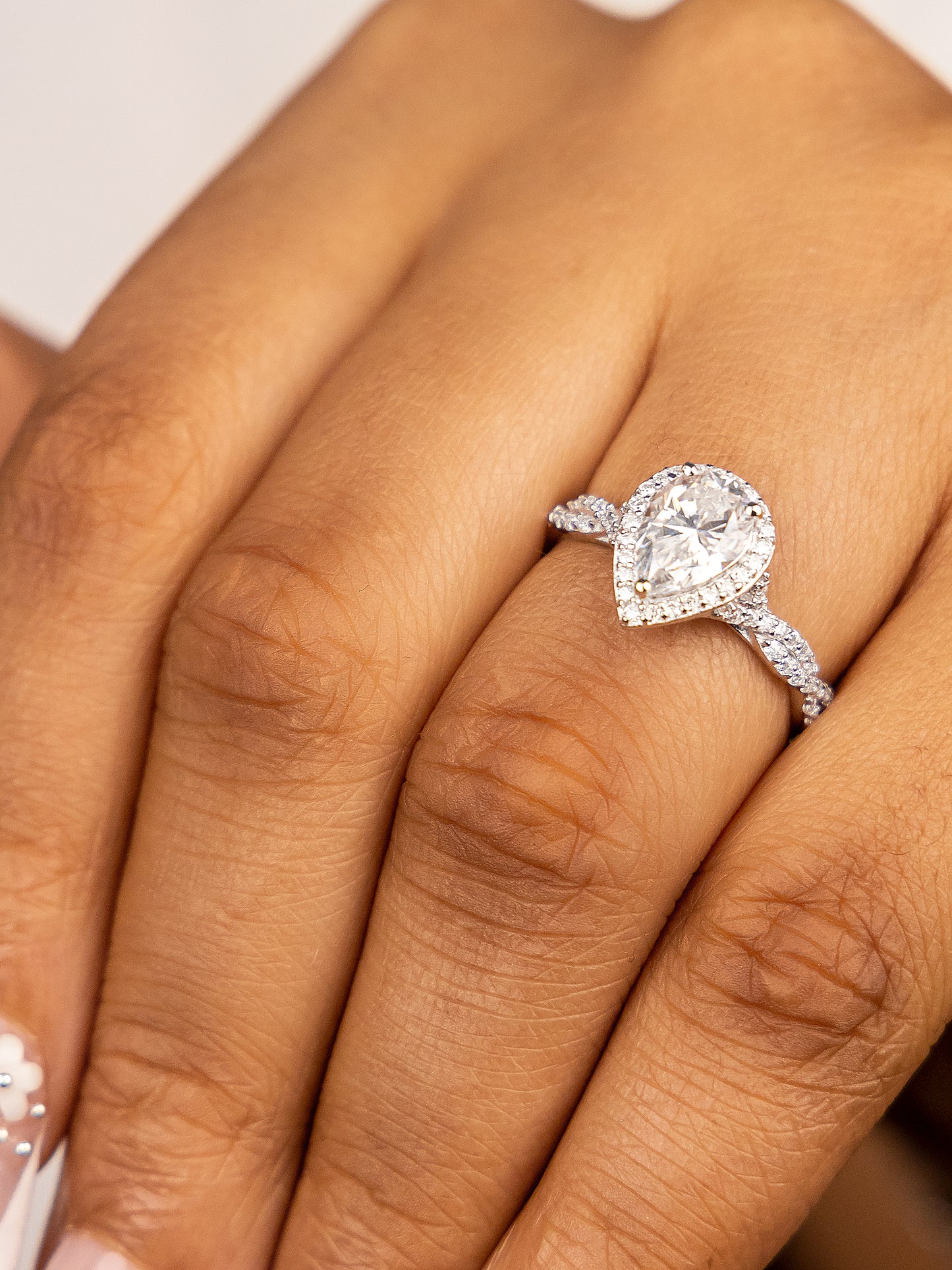 Kiara Sterling Silver Engagement Ring