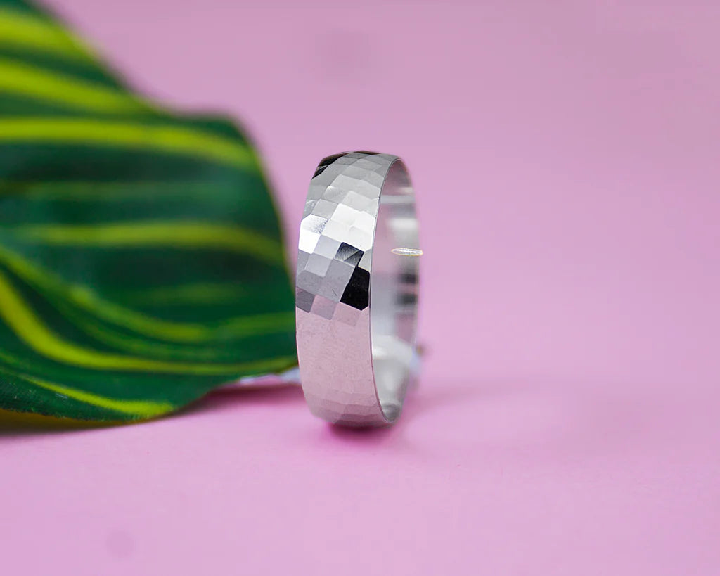 Merlin 18Karat White Gold Wedding Band