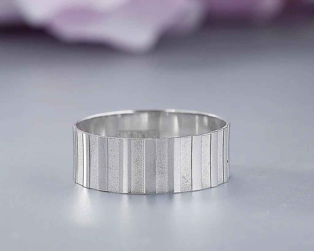 Andre 18Karat White Gold Wedding Band