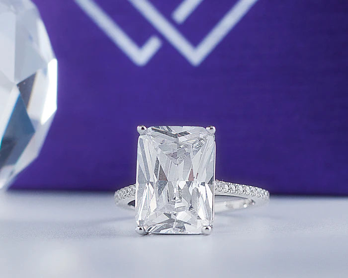 Gemma 18Karat White Gold Engagement Ring