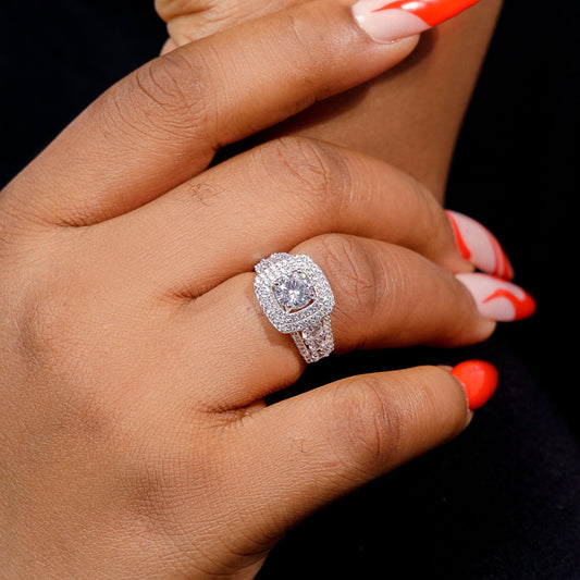 Getty Sterling Silver Engagement Ring