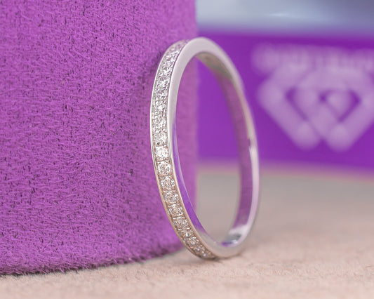 Cheryl Sterling Silver Wedding Band