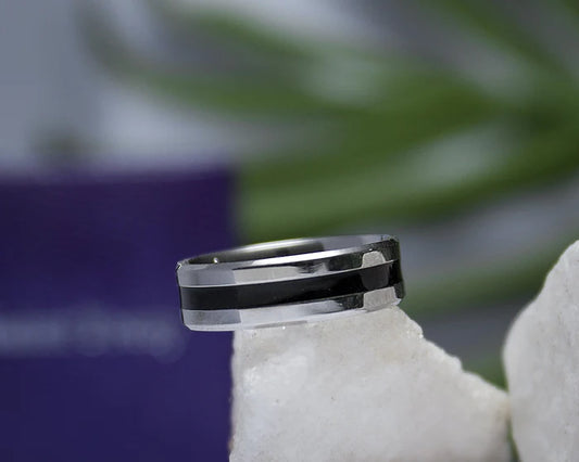 Joshua Titanium Wedding Band