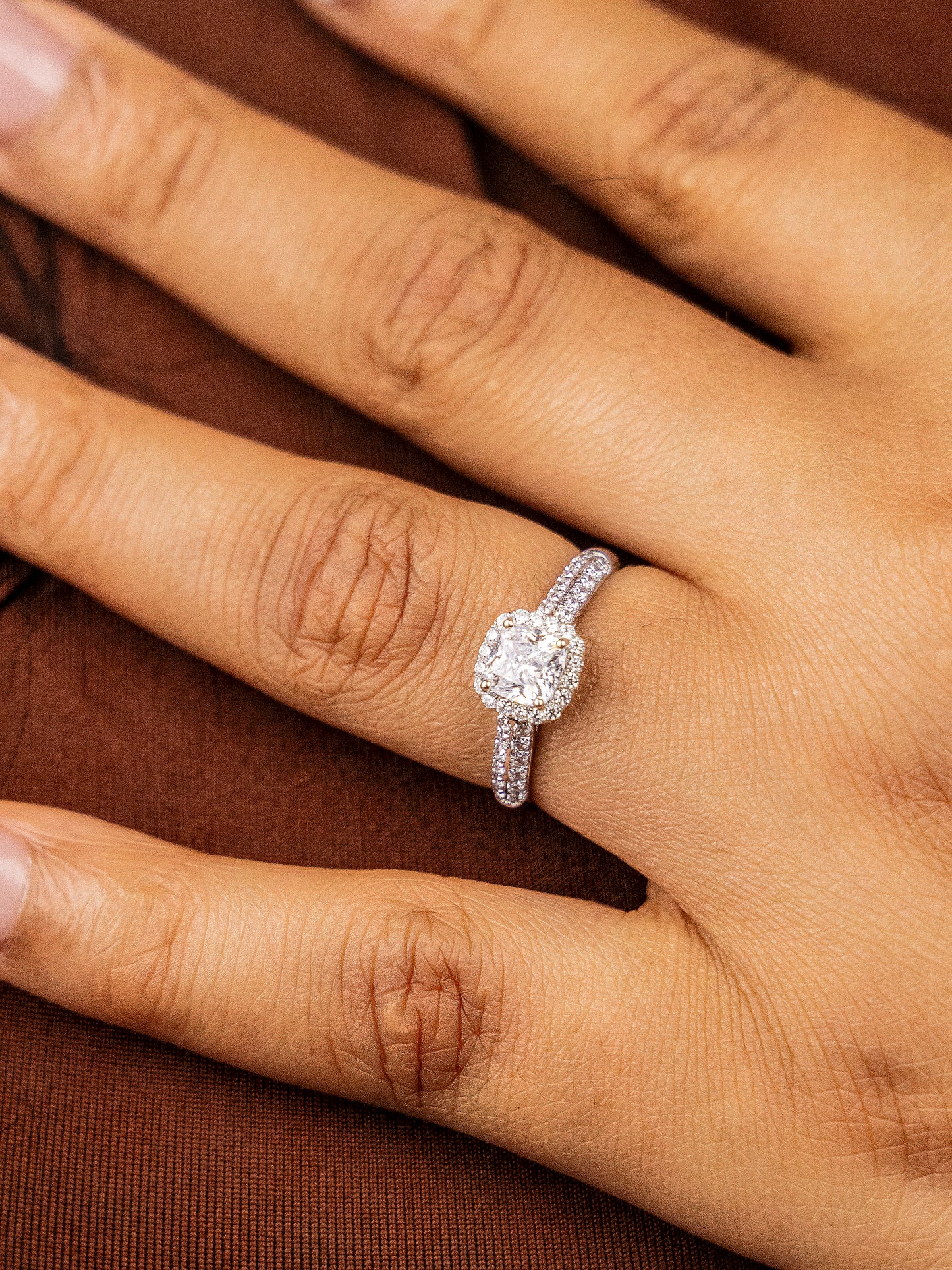 Tayo Sterling Silver Engagement Ring