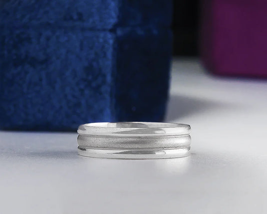 Jae 18Karat White Gold Wedding Band