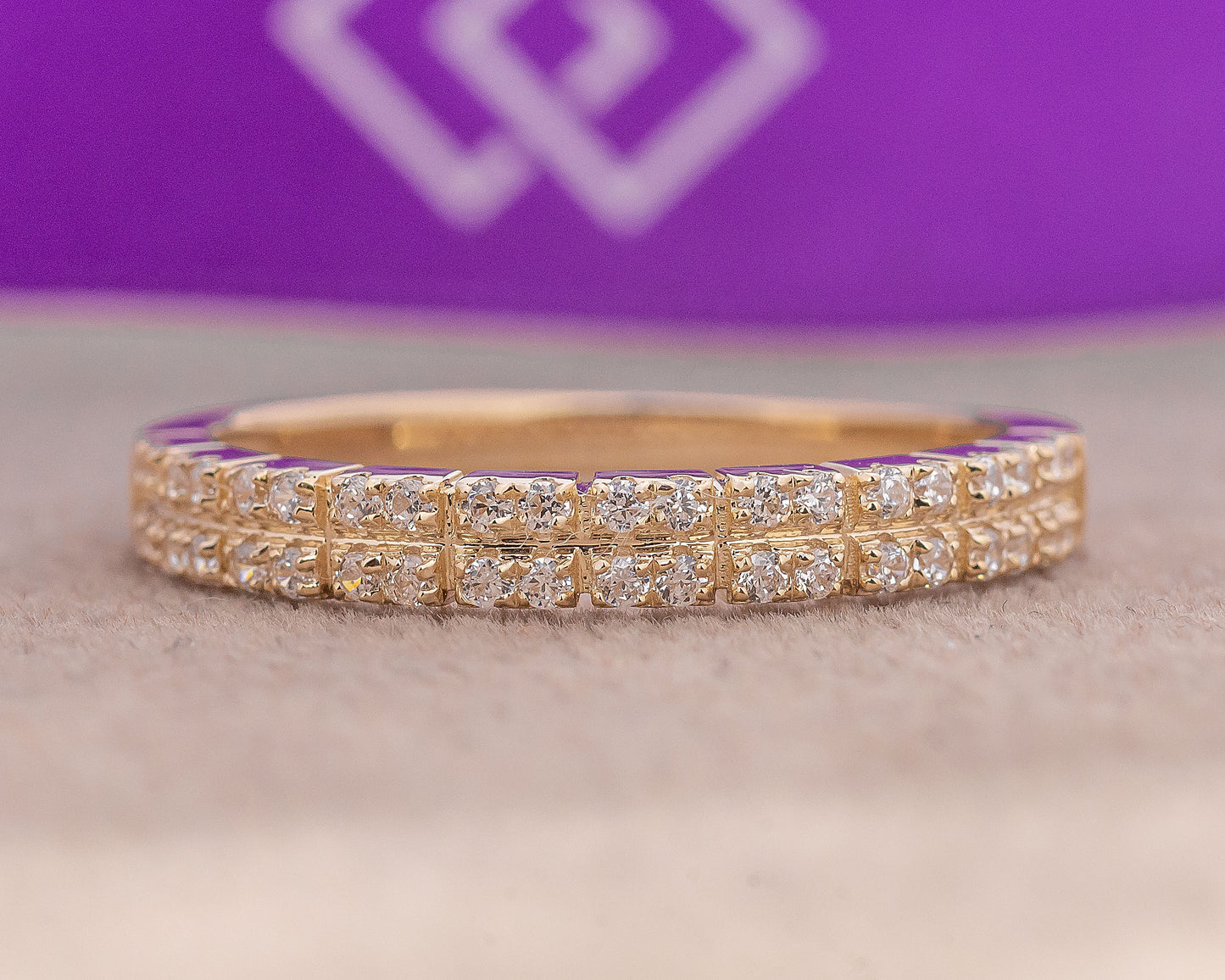 Janelle 10Karat Yellow Gold Wedding Band