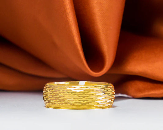 Jordan 18Karat Yellow Gold Wedding Band