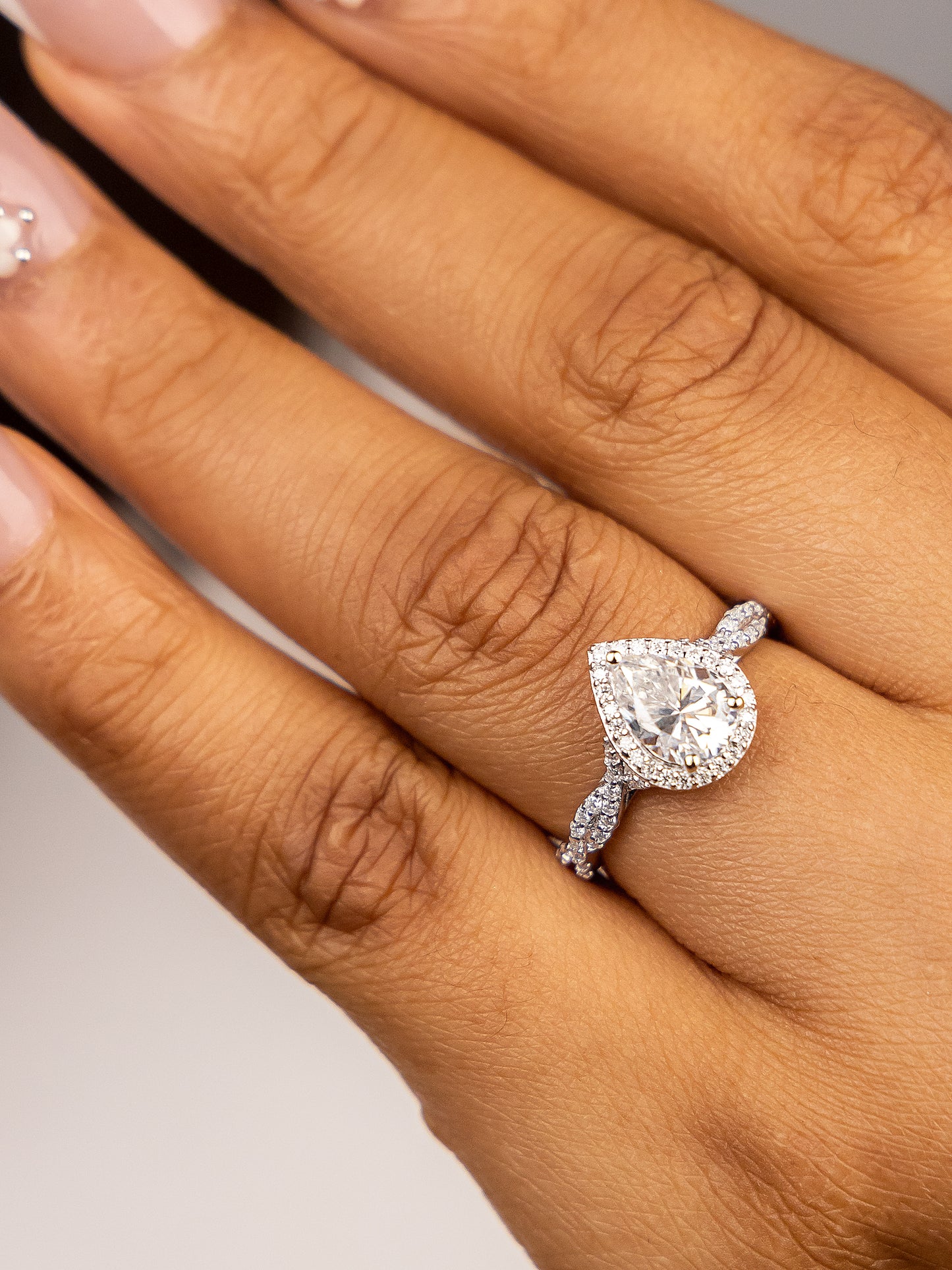 Kiara Sterling Silver Engagement Ring