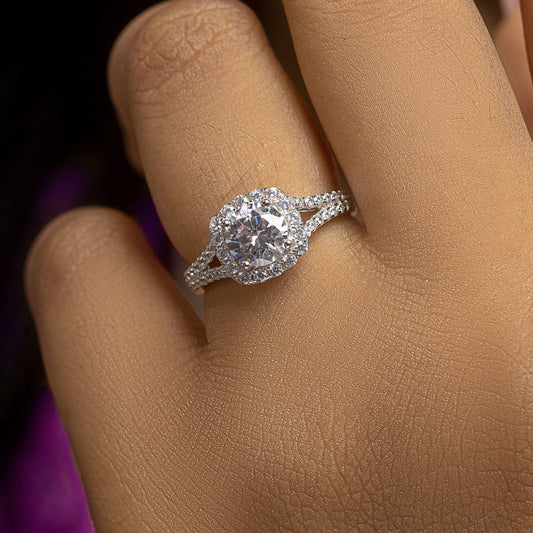Oluchi Sterling Silver Engagement Ring