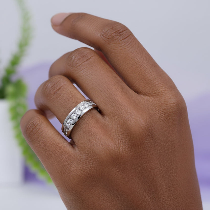 Samara Titanium Wedding Band