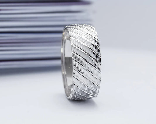 Scott 18Karat White Gold Wedding Band